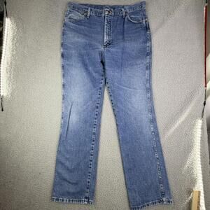 Wrangler Jeans Mens 38x34 Blue 936GBK  Cowboy Cut Slim Straight Western